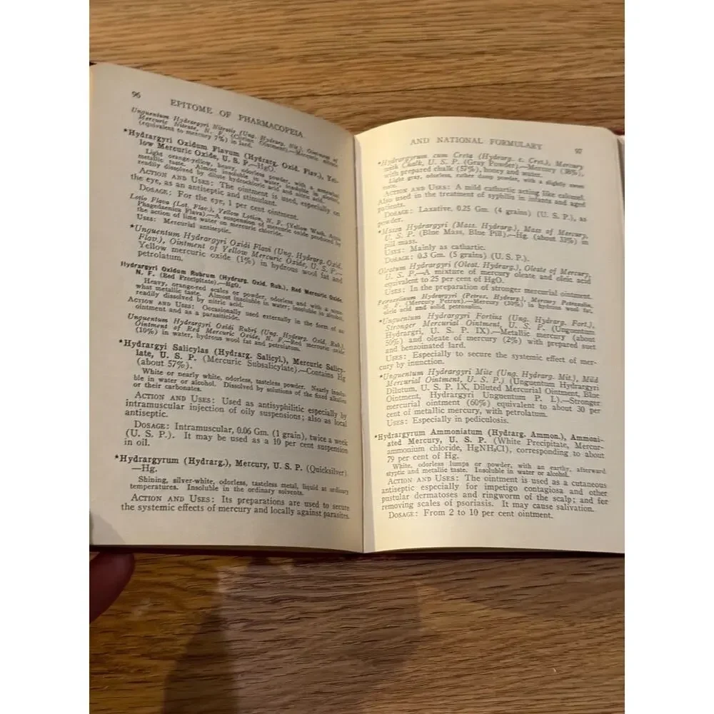 💊 1931 Epitome U.S. Pharmacopoeia National Formulary AMA
